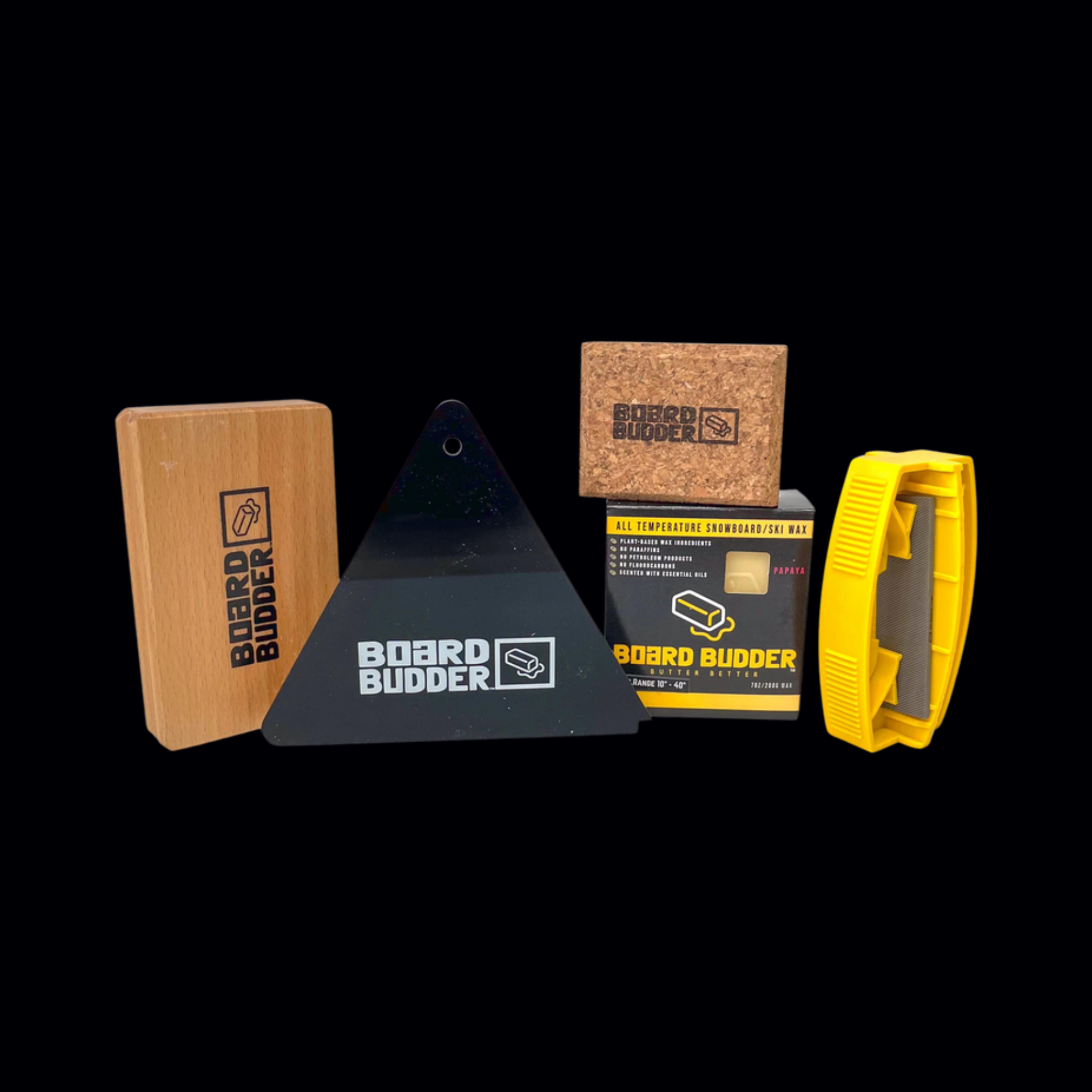Board Budder ski and snowboard wax accessories and tools