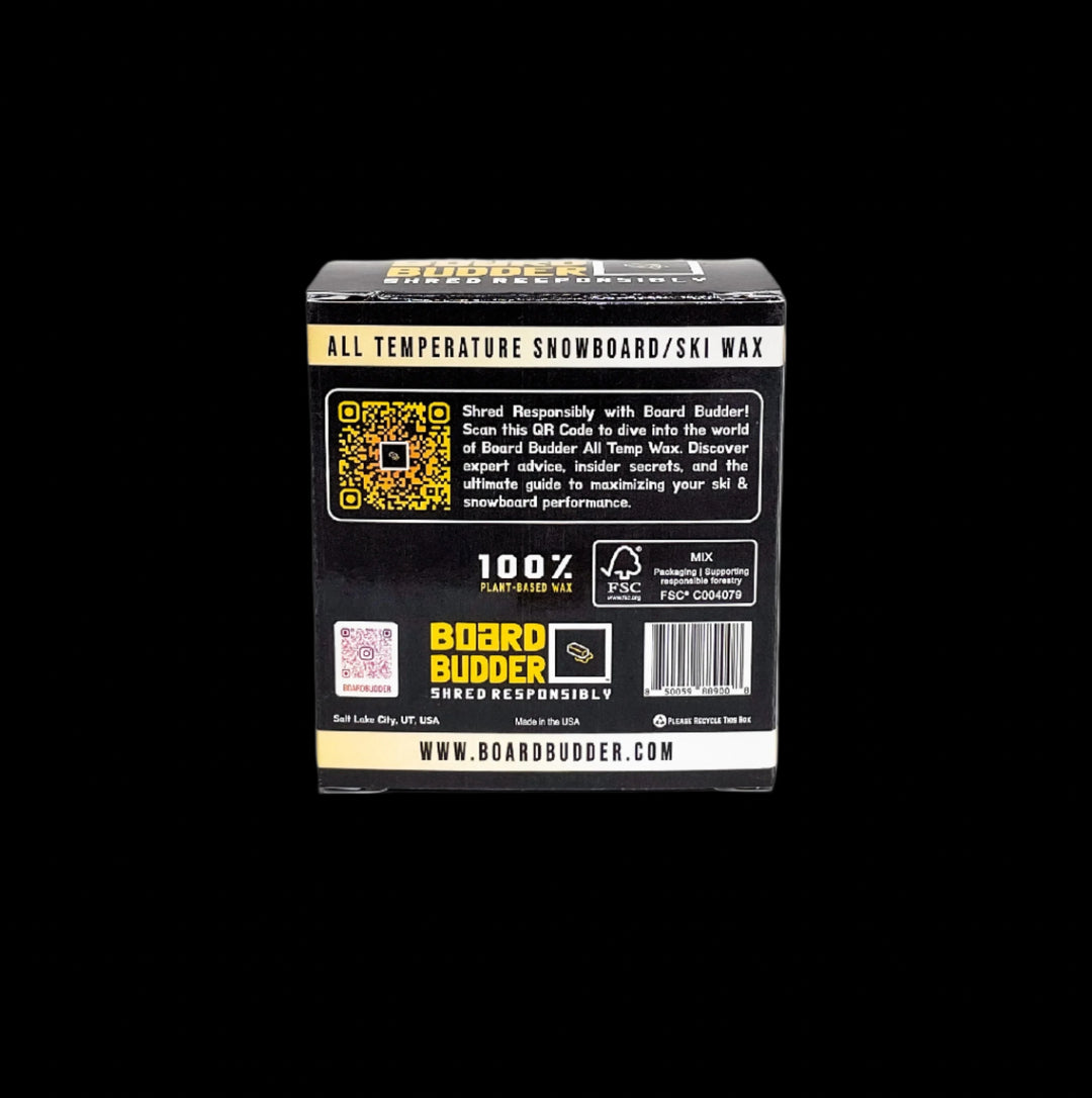 Eco-friendly ski & snowboard wax for environmentally conscious athletes