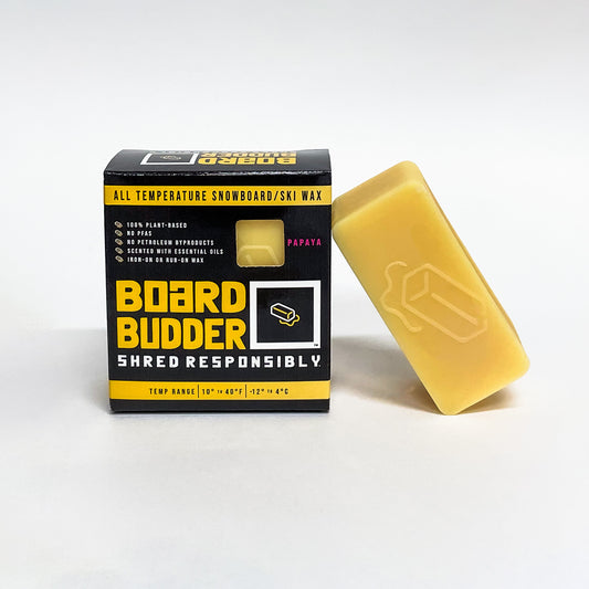 Board Budder Ski & Snowboard Wax 2-Pack - Plant-Based, Non-Toxic