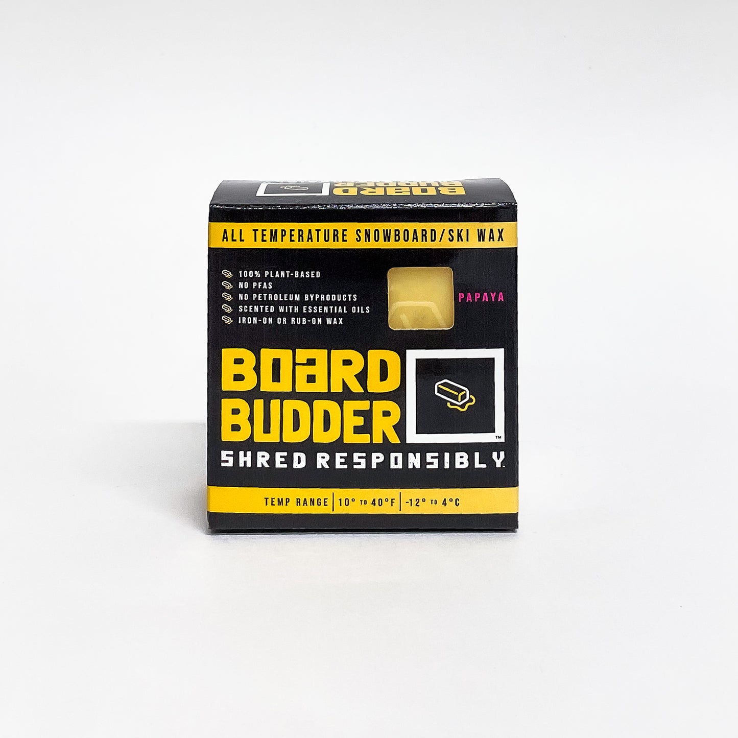 Board Budder Ski & Snowboard Wax 2-Pack - Plant-Based, Non-Toxic